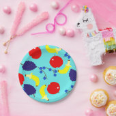 roterende vruchten papieren bordje (Feest)