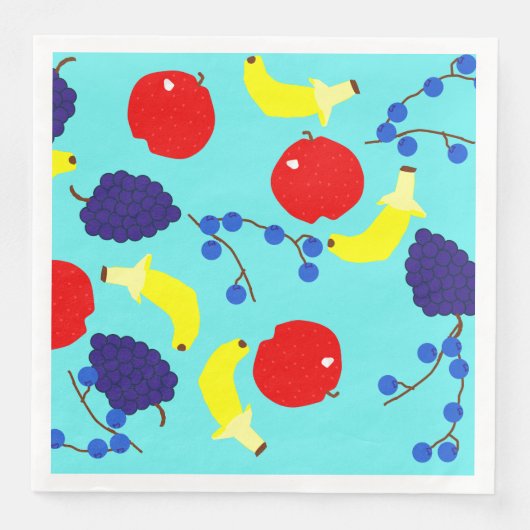 roterende vruchten servet (Voorkant)
