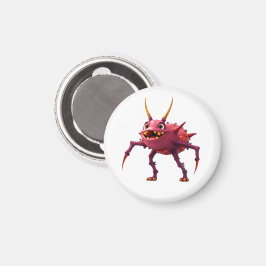 Rotes TickToc Monster - Magneet