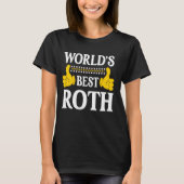 Roth Achternaam Funny Team Familie Achternaam Worl T-shirt (Voorkant)