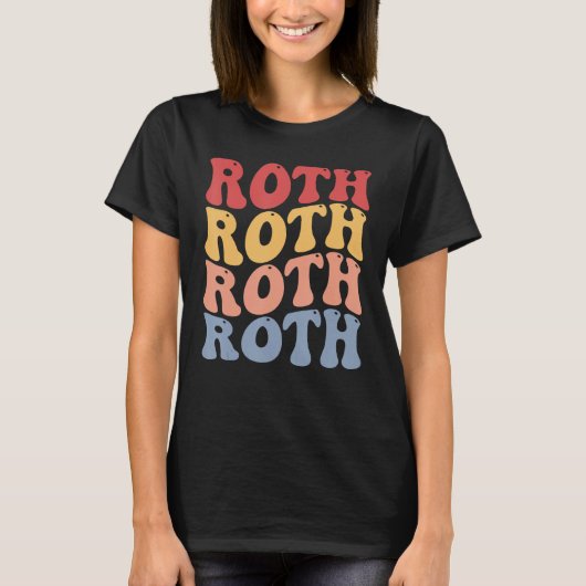 Roth City Groovy Retro T-shirt (Voorkant)