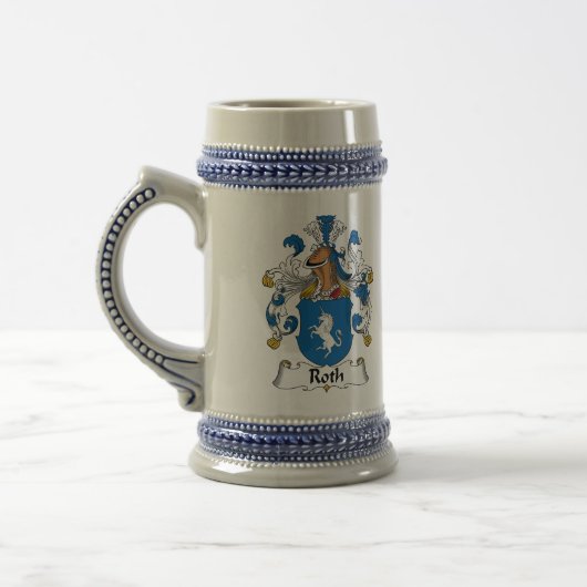 Roth Family Crest Bierpul (Links)