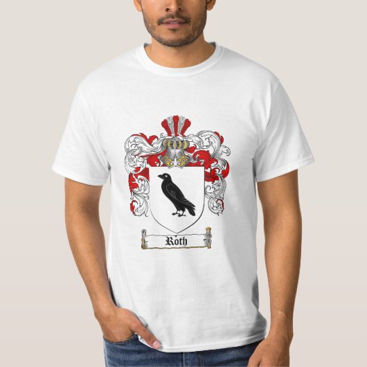 Roth Family Crest - Roth Coat of Arms T-shirt (Voorkant)