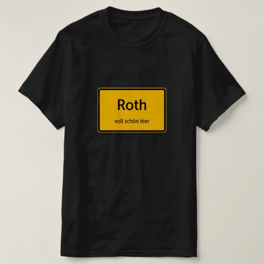Roth Herren Männer T-Shirt Tshirt Shirt (Design voorkant)