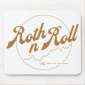 Roth n Roll Finance Humor Mouse Pad Muismat (Voorkant)