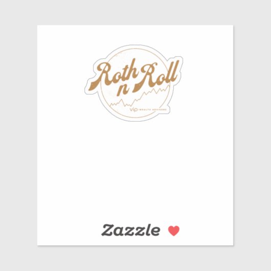 Roth n Roll – Finance Humor Sticker (Vel)