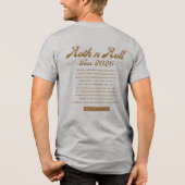 Roth N Roll Tri-Blend Shirt (Achterkant)