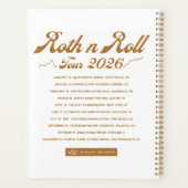 Roth n Roll Wereldtournee Planner (Achterkant)