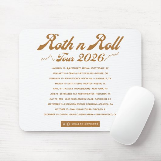 Roth n Roll World Concert Tour Mouse Pad Muismat (Met muis)