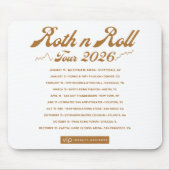 Roth n Roll World Concert Tour Mouse Pad Muismat (Voorkant)
