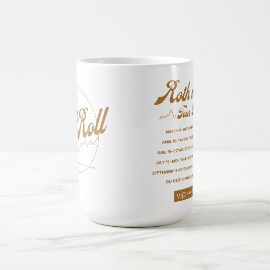 Roth n Roll World Tour Coffee Mug 15oz Koffiemok (Center)