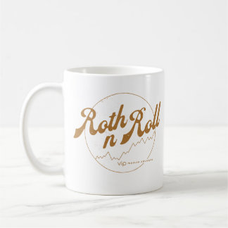 Roth n Roll World Tour Coffee Mug – Finance Humor Koffiemok