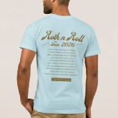 Roth n Roll World Tour Shirt – Finance Humor Tee (Achterkant)