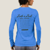 Roth n Roll World Tour Women's Long Sleeve Shirt (Achterkant)