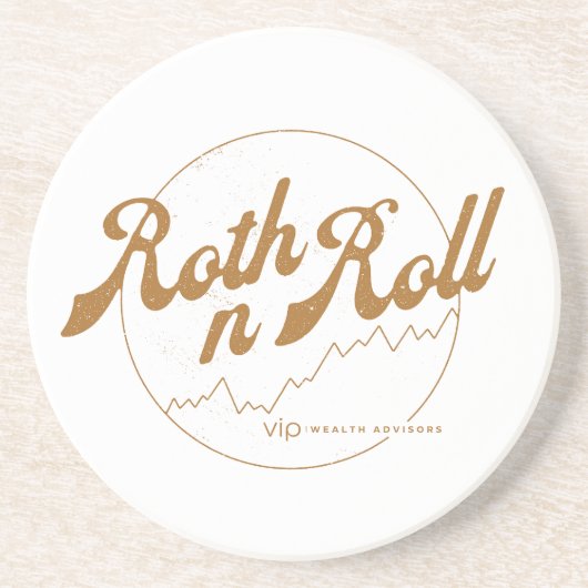 Roth n Roll World Tour Zandsteen Onderzetter (Voorkant)