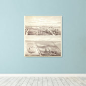 Roth, scruggs ranches canvas afdruk (Insitu (Houten vloer))