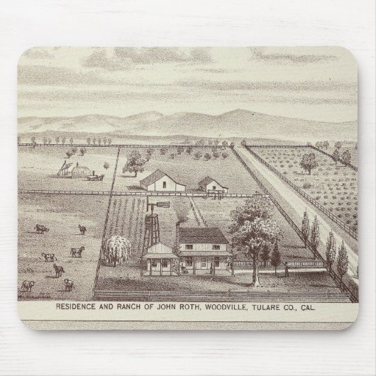 Roth, scruggs ranches muismat (Voorkant)