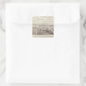 Roth, scruggs ranches vierkante sticker (Tas)