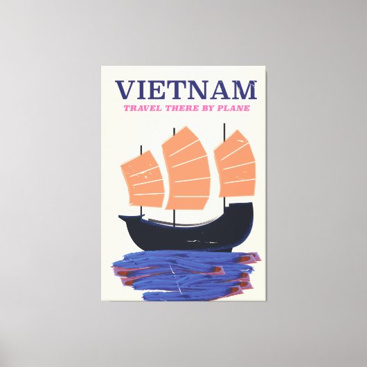 Röthbach Duitsland Reisposter in stijl Canva Canvas Afdruk (Voorkant)