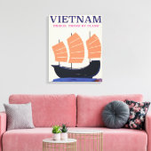 Röthbach Duitsland vintage stijl reisposter Canva Canvas Afdruk (Insitu (Woonkamer))