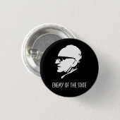 Rothbard Enemy van de staat Ronde Button 3,2 Cm (Voorkant /achterkant)