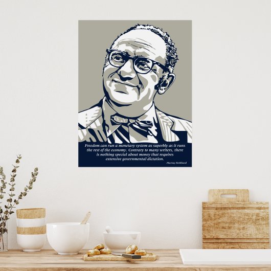 Rothbard Freedom Poster (Keuken)