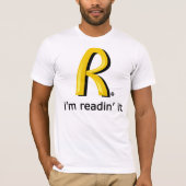 Rothbard McDonald's - I'm readin' it T-shirt (Voorkant)