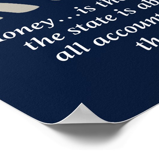 Rothbard Money Quote Poster (Hoek)