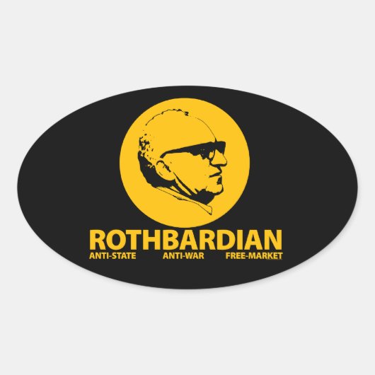 Rothbardian Sticker (Voorkant)