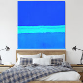 RothBleau stretched canvas Print (Insitu (Slaapkamer))