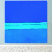 RothBleau stretched canvas Print (Insitu (Houten vloer))