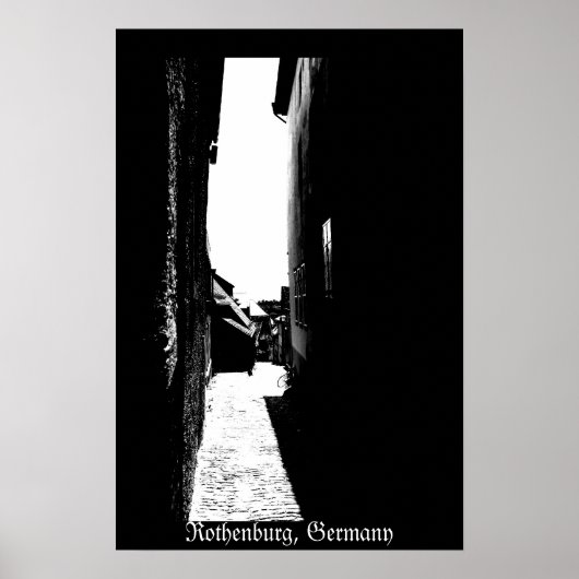 Rothenburg Alley Poster (Voorkant)