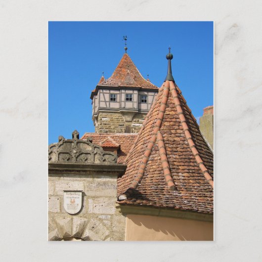 Rothenburg Briefkaart (Voorkant)