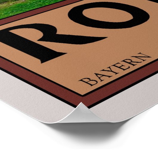 Rothenburg Castle Gate Poster (Hoek)