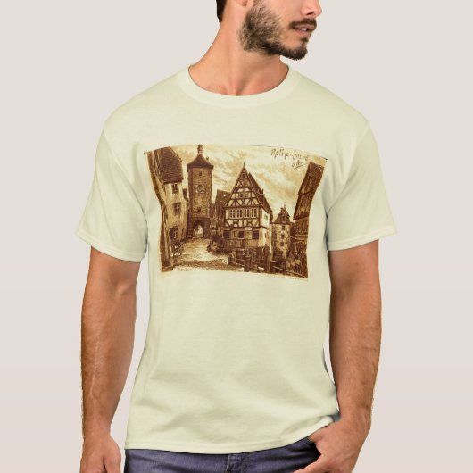 Rothenburg Duitsland 1907  T-shirt (Voorkant)