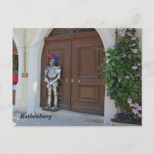 Rothenburg, Duitsland Briefkaart (Voorkant)