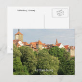 Rothenburg, Duitsland Briefkaart (Voorkant / Achterkant)