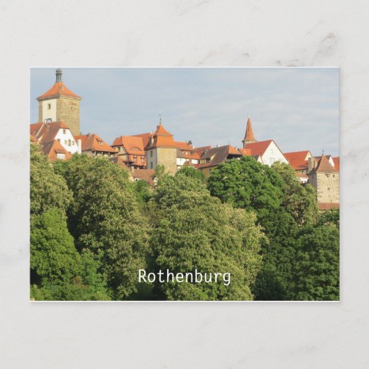 Rothenburg, Duitsland Briefkaart (Voorkant)