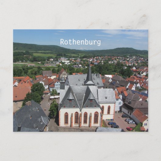 Rothenburg, Duitsland Briefkaart (Voorkant)