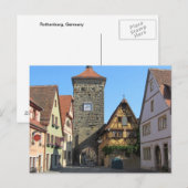 Rothenburg, Duitsland Briefkaart (Voorkant / Achterkant)