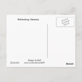 Rothenburg, Duitsland Briefkaart (Achterkant)