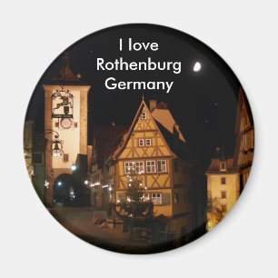 Rothenburg Duitsland in Moonlight Magneet