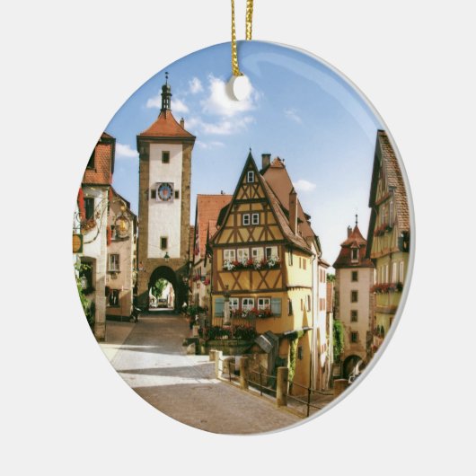 ROTHENBURG, DUITSLAND KERAMISCH ORNAMENT (Links)