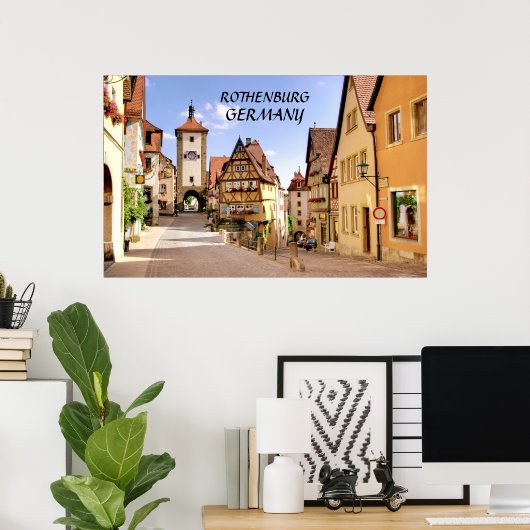 ROTHENBURG, DUITSLAND POSTER (Thuiskantoor)