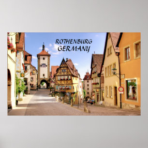 ROTHENBURG, DUITSLAND POSTER