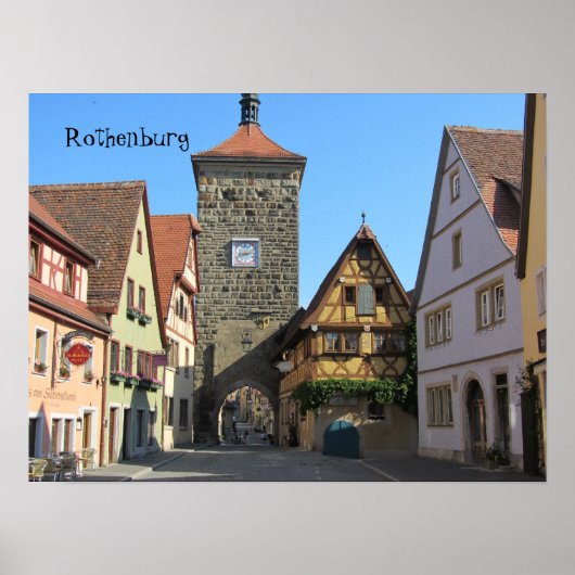 Rothenburg, Duitsland Poster (Voorkant)