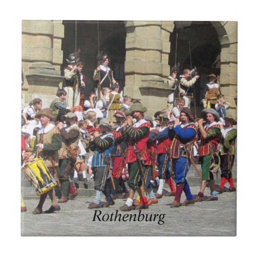 Rothenburg, Duitsland Tegeltje (Voorkant)