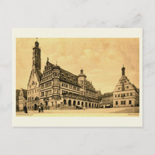 Rothenburg Germany  stijl Briefkaart
