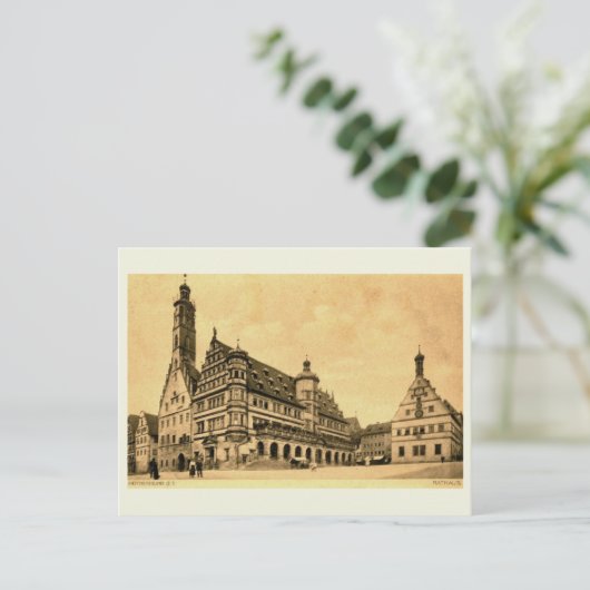 Rothenburg Germany  stijl Briefkaart (Staand voorkant)