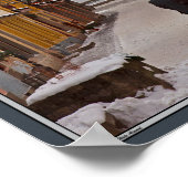 Rothenburg - Markusturm met Kerstmis Poster (Hoek)